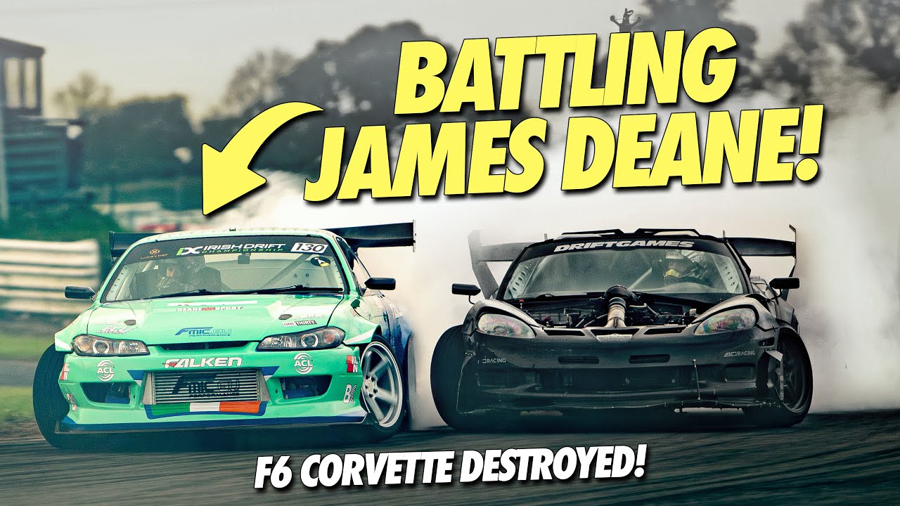 I WRECKED my Corvette trying to beat James Deane in front of 12K fans…