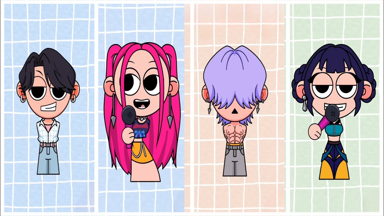 Kpop Demon Hunters 🆚 SAJA Boys 🎮 Tiles Hop EDM RUSH