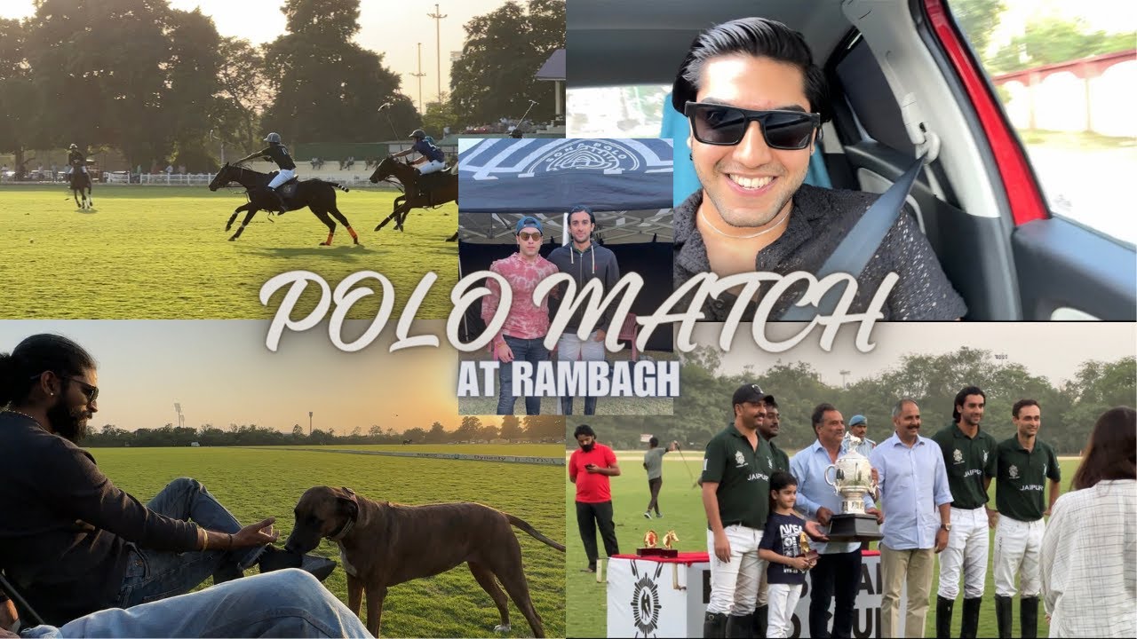 Polo Match at Rambagh | Well played Pacho and Allan | Jaipur vlog | Royal Sport | 🐎