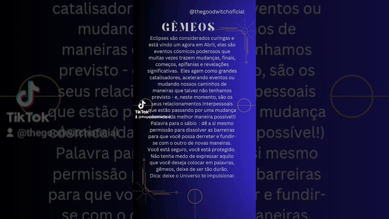 #horoscoposemanal #signodegemeos #g&ecirc;meos #tarot