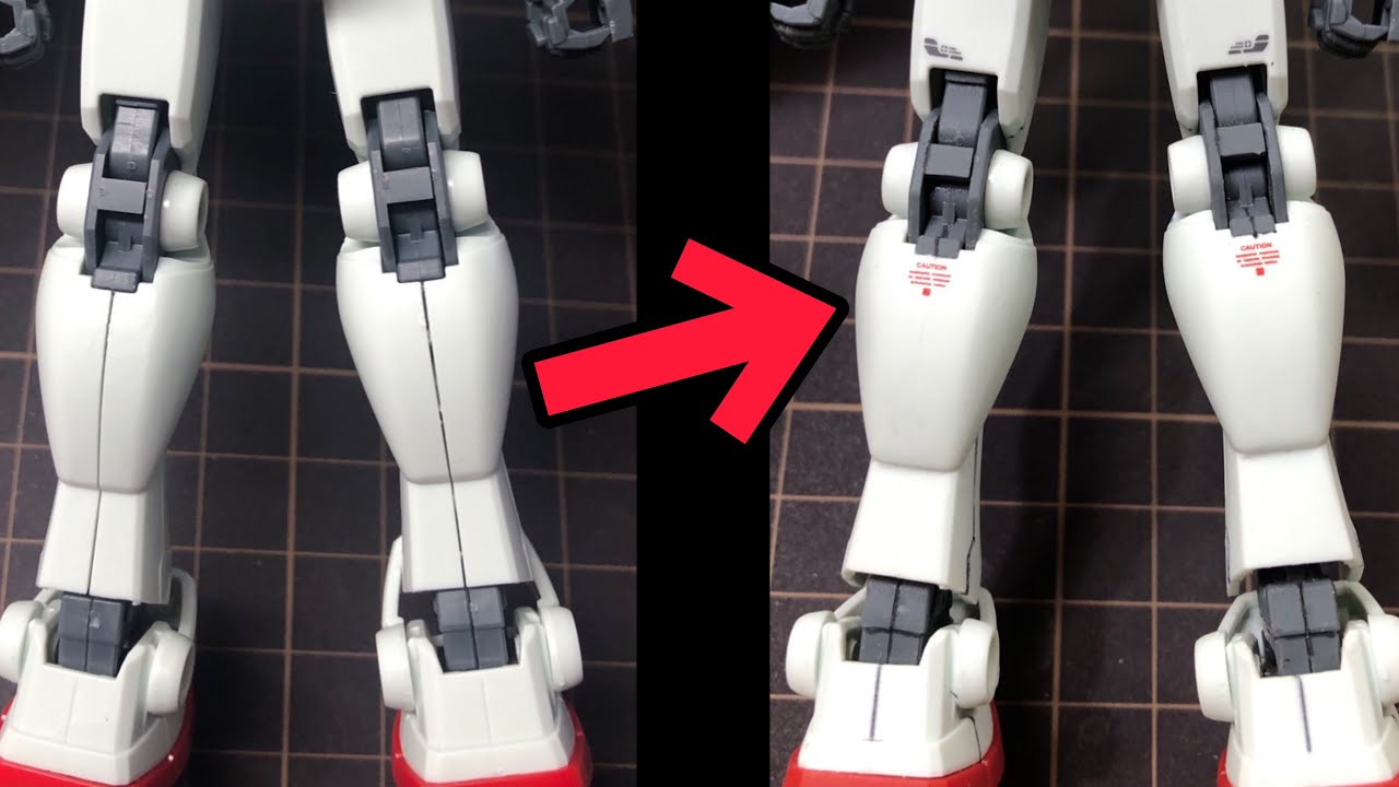 ガンプラ：世界一簡単な【合わせ目消し】＋超おすすめ【最強ヤスリ】＆㊙︎メンテナンス方法で新品に戻る！？