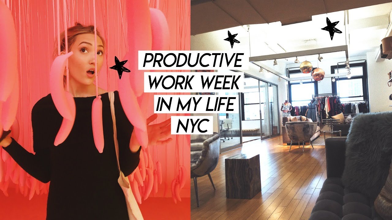 BUSY AND PRODUCTIVE WORK WEEK IN MY LIFE | a week in my life in nyc