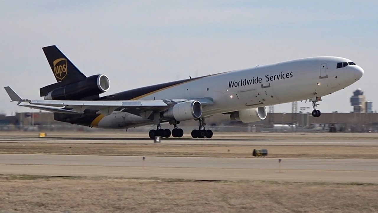 UPS MD-11 Takeoff at MSP