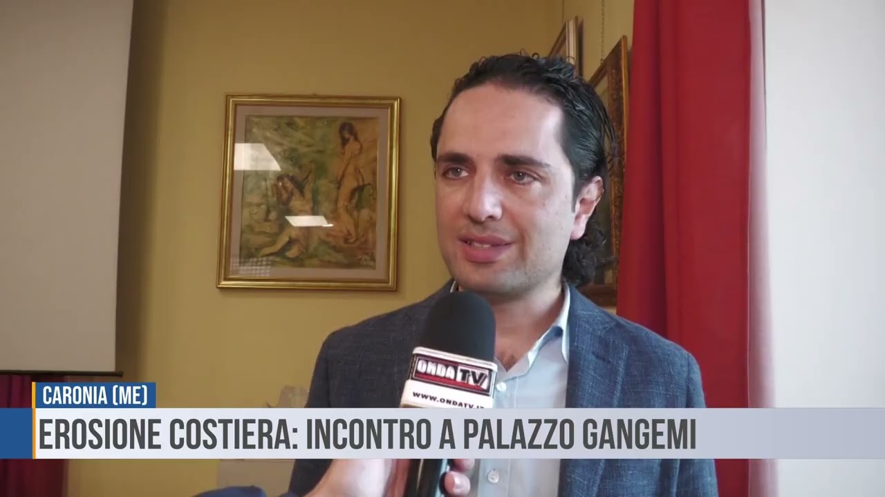 Caronia (Me): erosione costiera, incontro a palazzo Gangemi