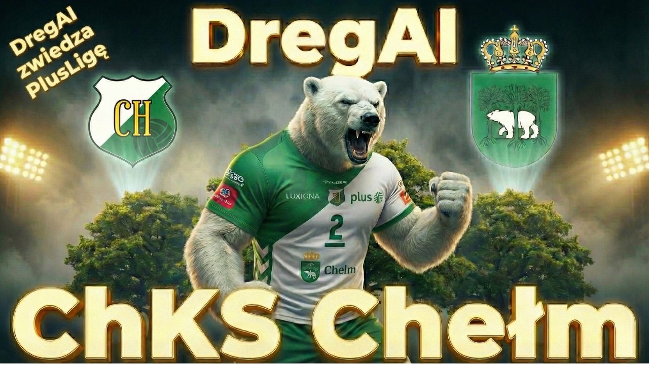 DregAI - ChKS Chełm 🐻&zwj;❄️ | DregAI zwiedza PlusLigę #6 🏐