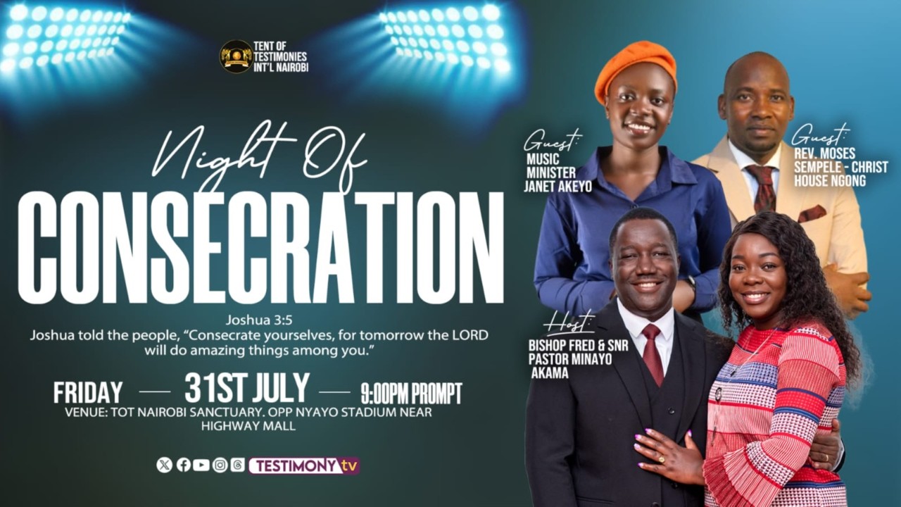 NIGHT OF CONSECRATION KESHA SERVICE ||  31.07.2026