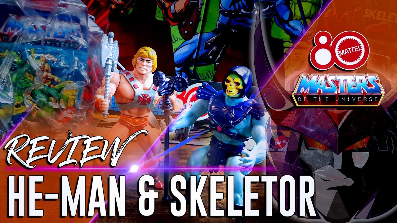 Masters Of The Universe Retro He Man & Skeletor | Mattel 80 | Tim Kay's Nerd Crate