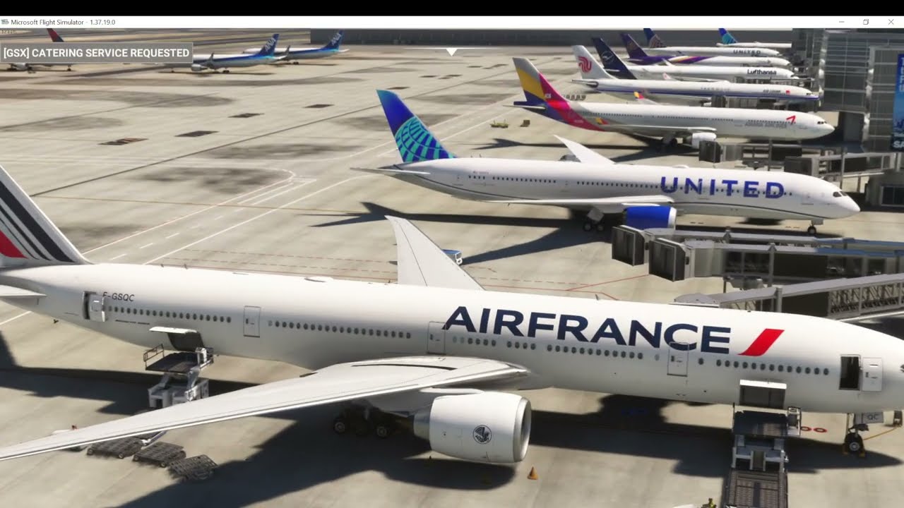 landing at Tokyo Haneda on Boeing 777-300er on msfs
