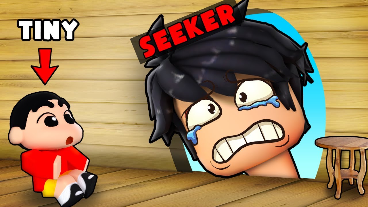Extreme TINY Hide and Seek Challenge in ROBLOX !!