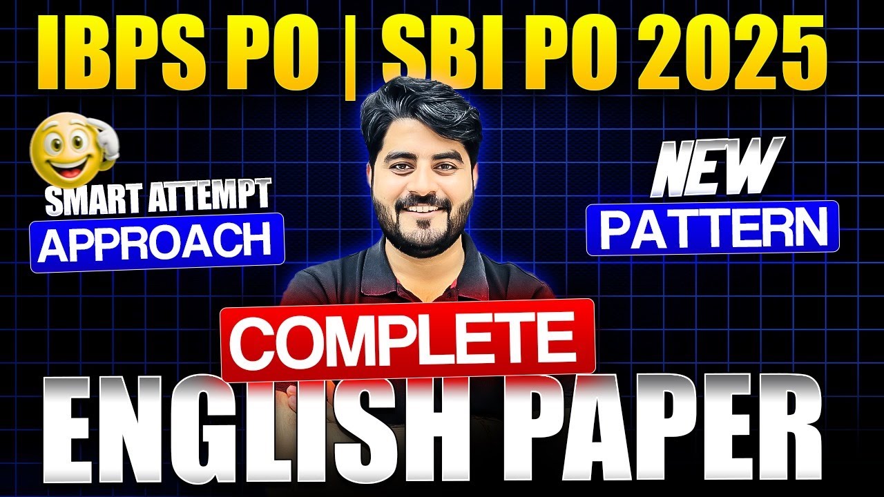 IBPS PO & SBI PO 2025 | Complete English Paper Discussion | By Vishal Sir