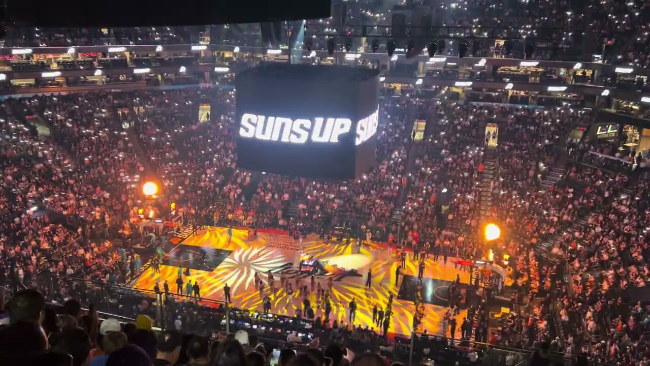 Phoenix Suns introduction vs Charlotte Hornets 3/8/26 #SunsUp #NBA #basketball