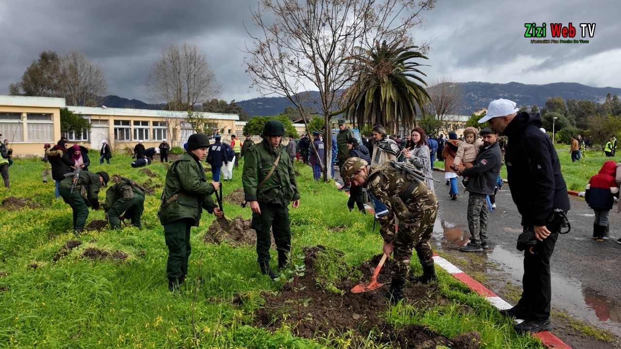Lancement De L’opération Nationale De Reboisement Algérie Verte à Oued Aissi à Tizi-Ouzou … Détails