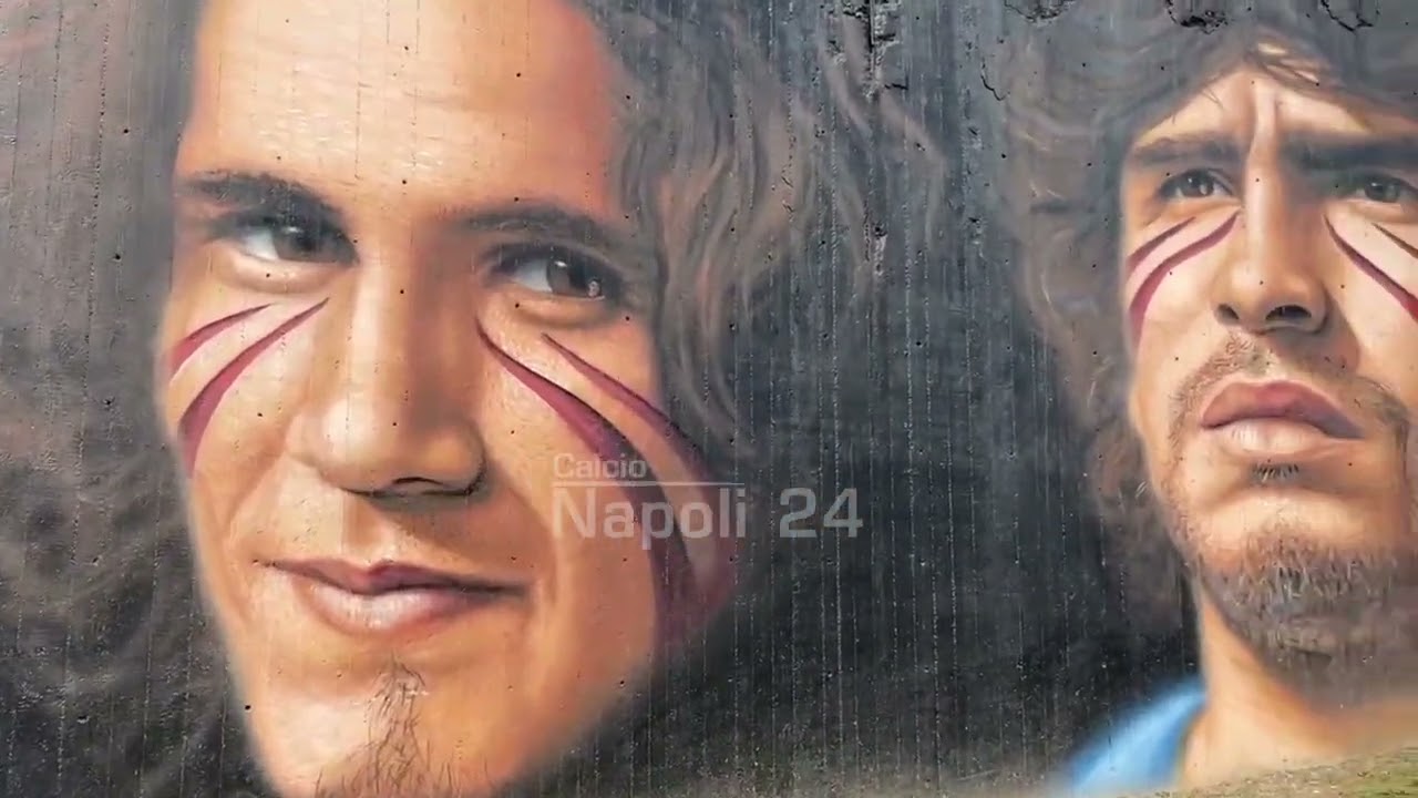🔥😍 NAPOLI DREAM TEAM, il nuovo MURALE di JORIT allo Stadio Maradona 🎨