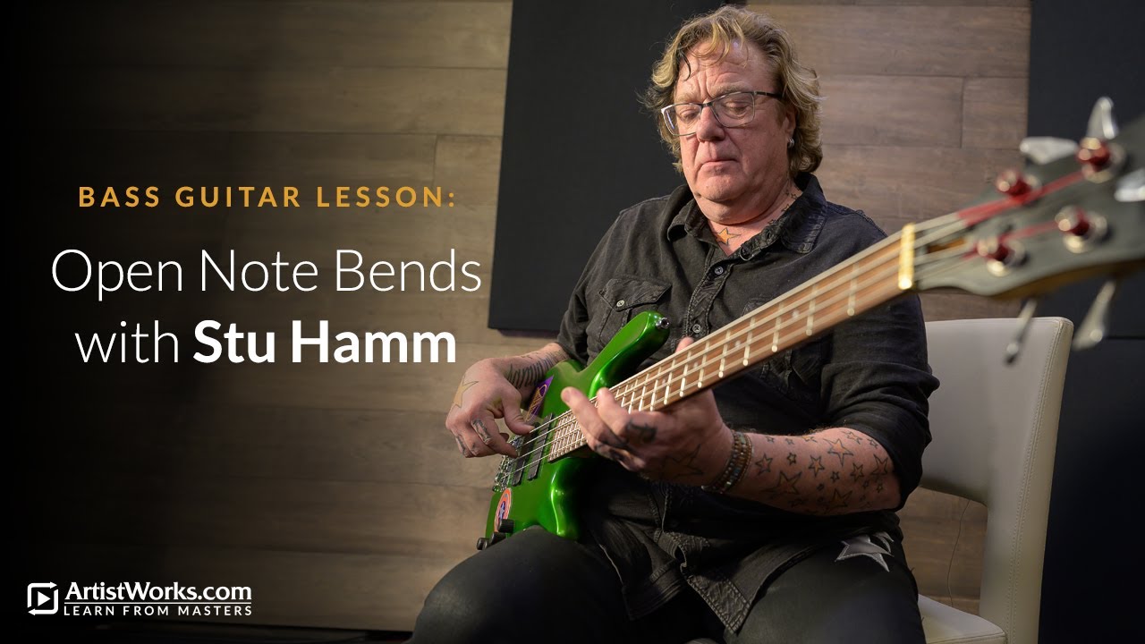 Bass Guitar Lesson: Open Note Bends with Stu Hamm || ArtistWorks