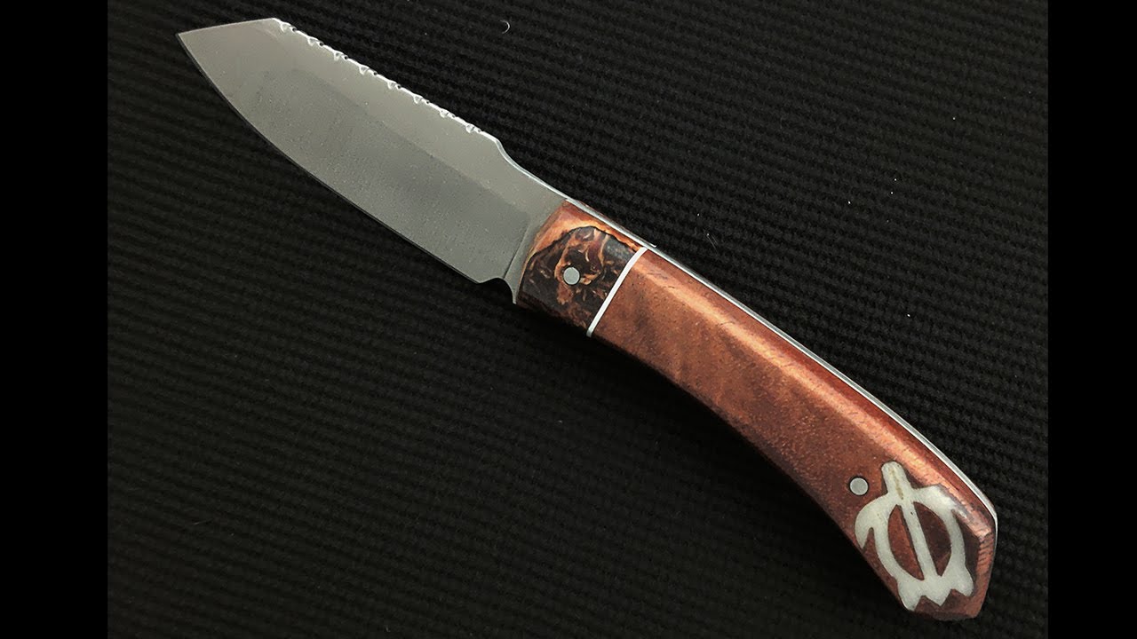 Knifemaking with Hawaiian Koa Wood and Bone Inlay