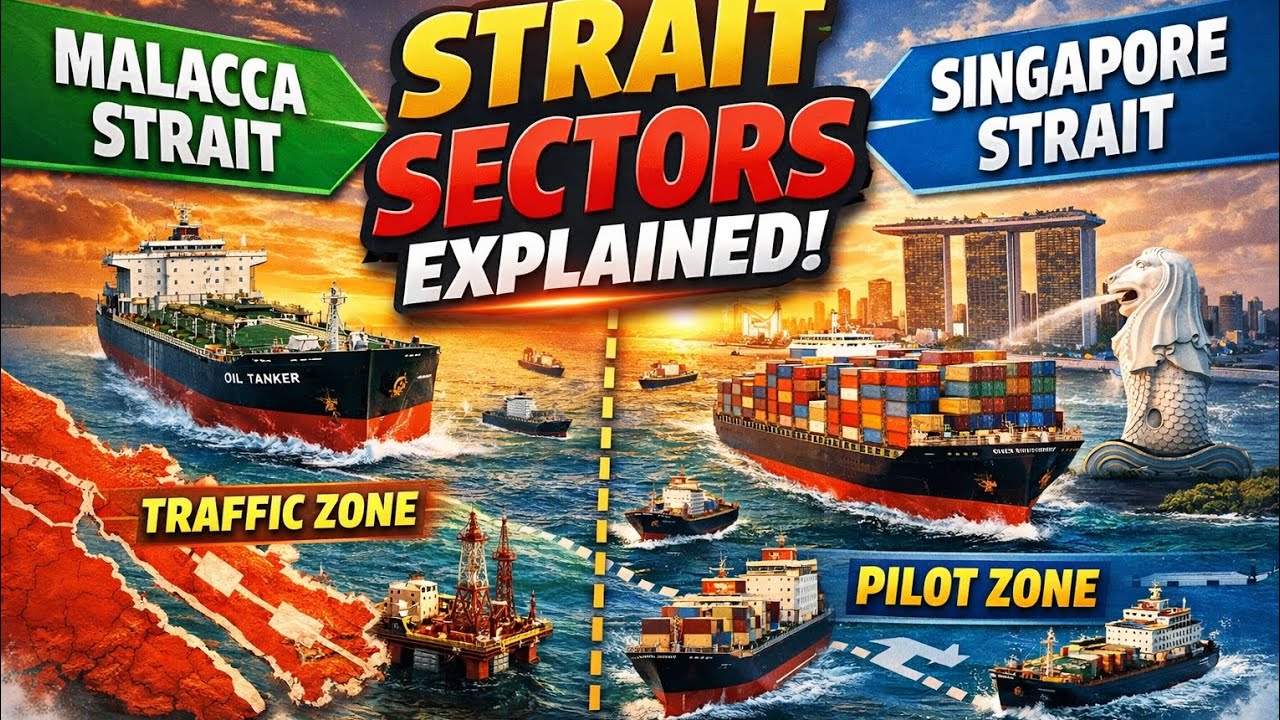 Malacca vs Singapore Strait: Traffic Sectors Explained (Every Seafarer Must Know!) [EP235]