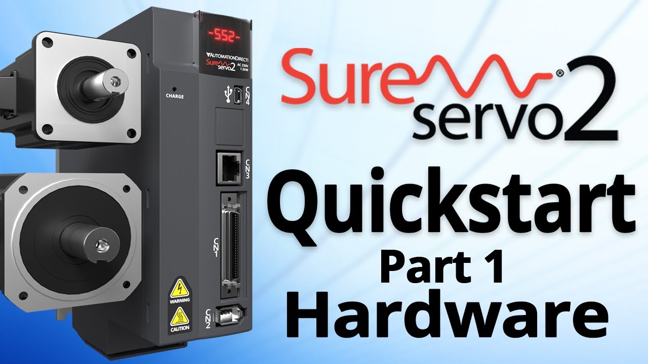 SureServo2 AC Servo Drive Quick Start Part 1 - Hardware - from AutomationDirect