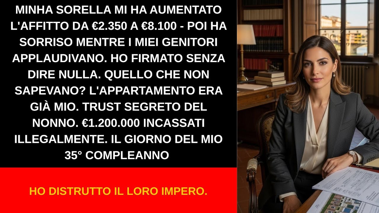 Mia sorella aumentò il mio affitto da $2.350 a $8.100 — poi sorrise mentre i nostri genitori…