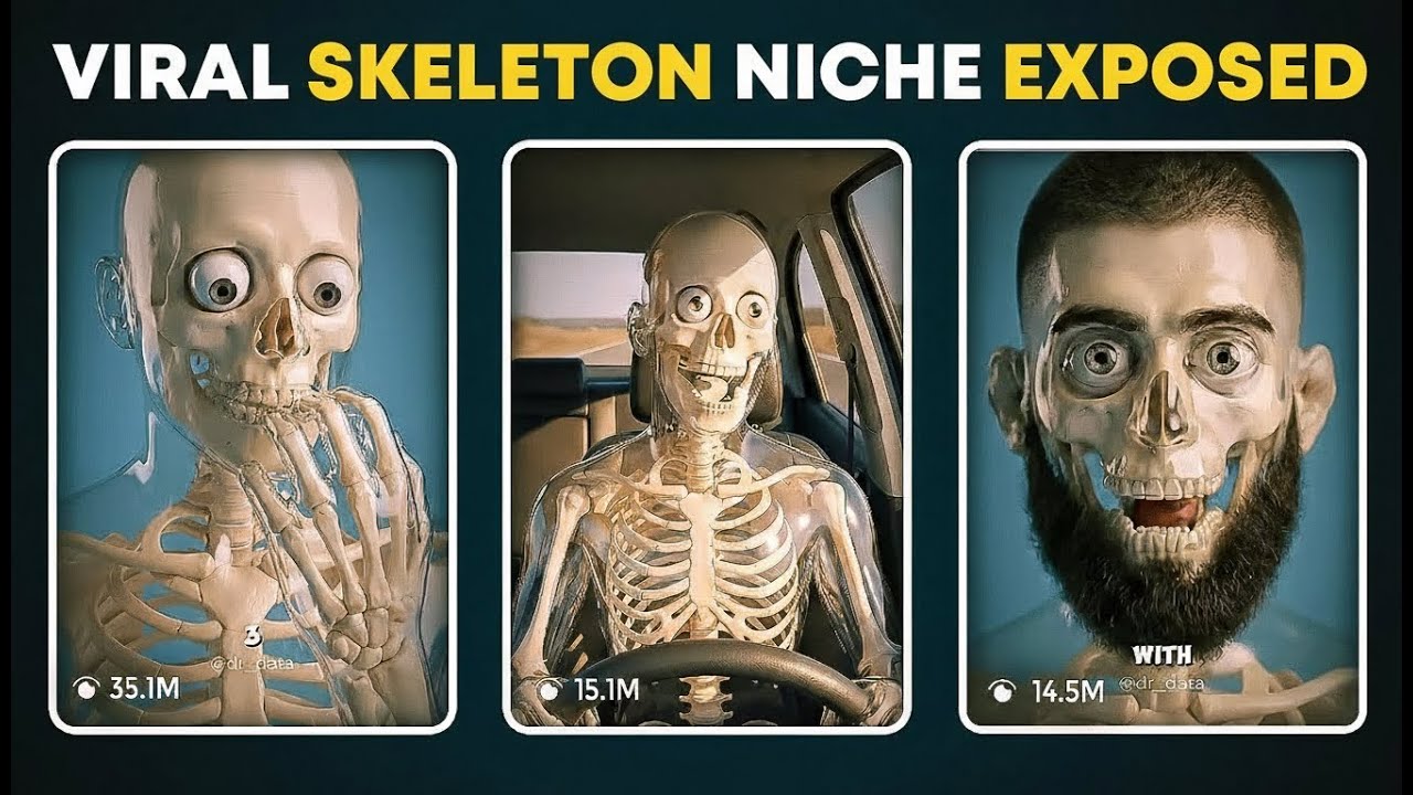 How To Make Skeleton Educational Shorts | Create Viral Skeleton Educational Videos Using AI Go Viral