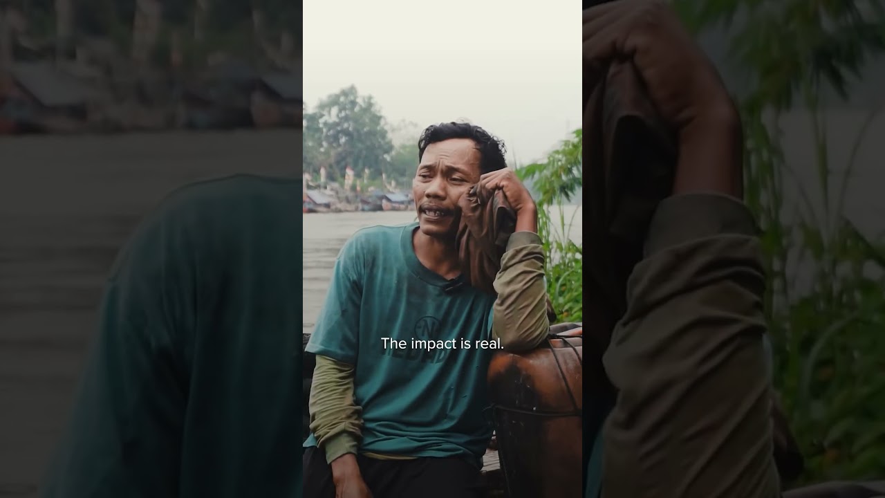 Есть ли надежда на то, что река и океан станут чище? 📍Река Чисадане 🇮🇩
