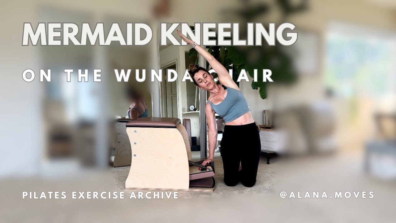 Mermaid Kneeling on the Wunda Chair