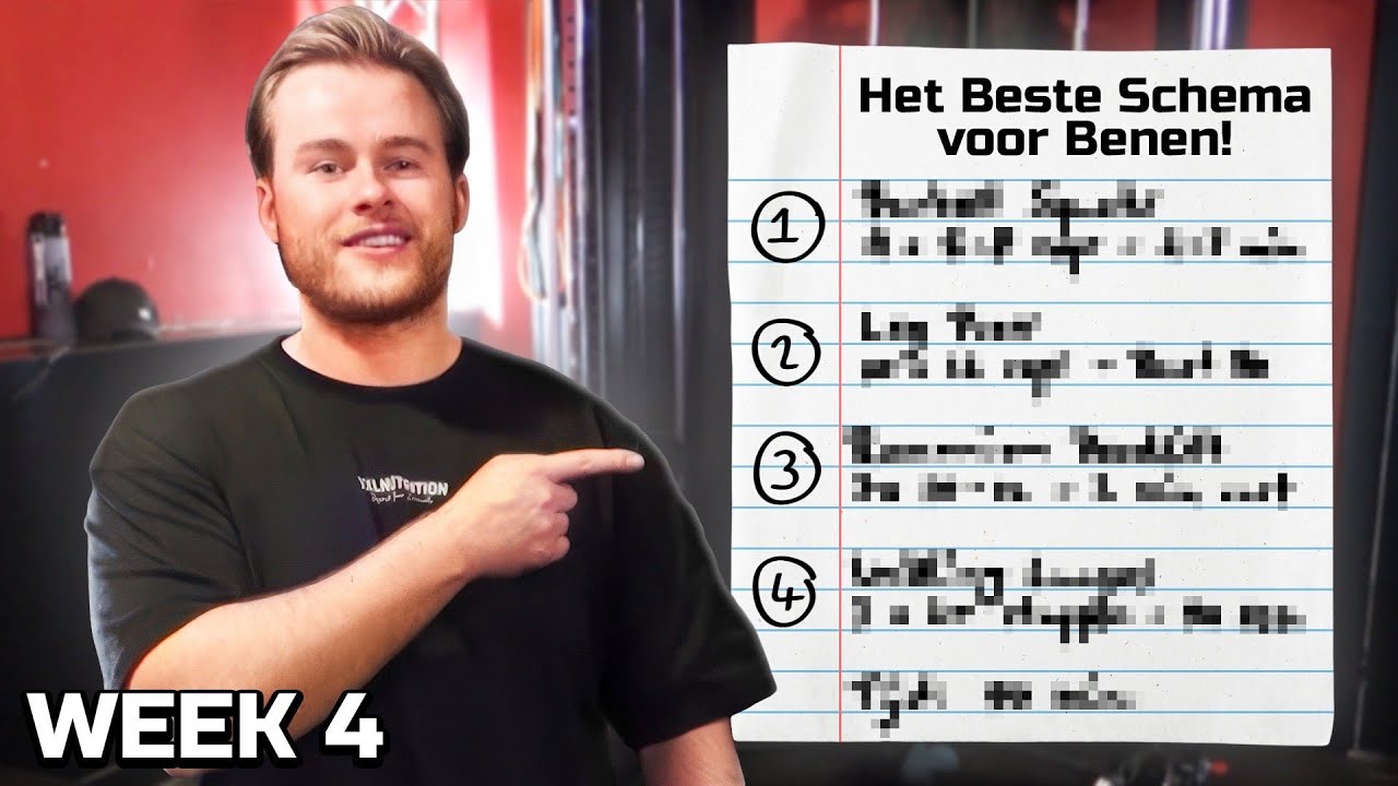 ZO TRAIN IK MIJN BENEN TIJDENS MIJN 90 DAGEN TRANSFORMATIE! 🦵🏻