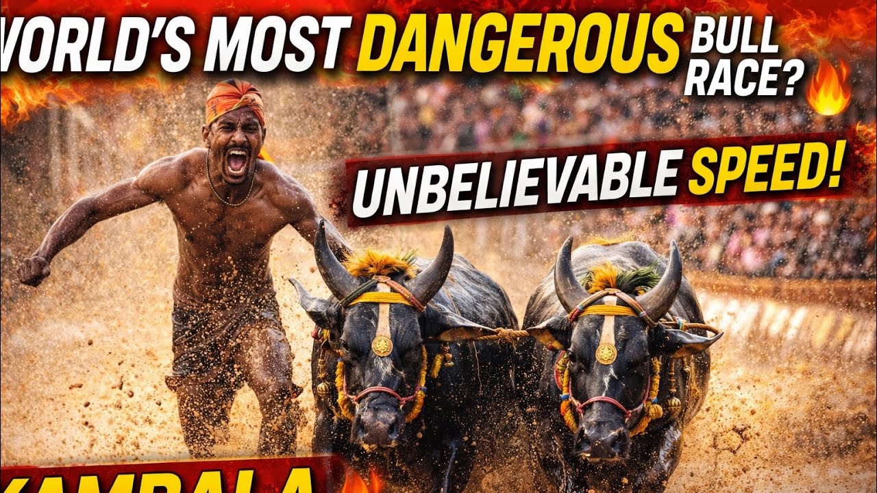 South India’s Most Powerful Race 😱 KAMBALA 🔥