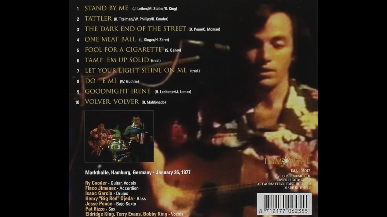 Ry Cooder/Markthalle Hamburg, Germany 1977-01-26