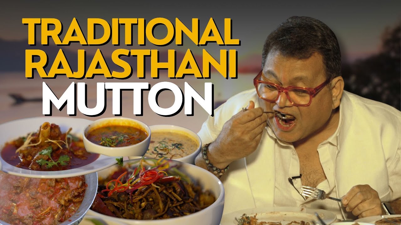 Unforgettable Rajasthani Feast: Mutton & Ker Sangri by the Lake at Sunset | Udaipur |