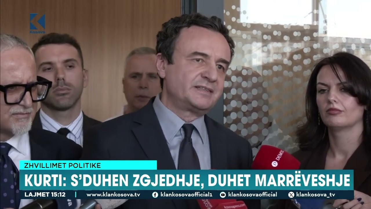 Zhvillimet politike - Kurti: S’duhen zgjedhje, duhet marrëveshje