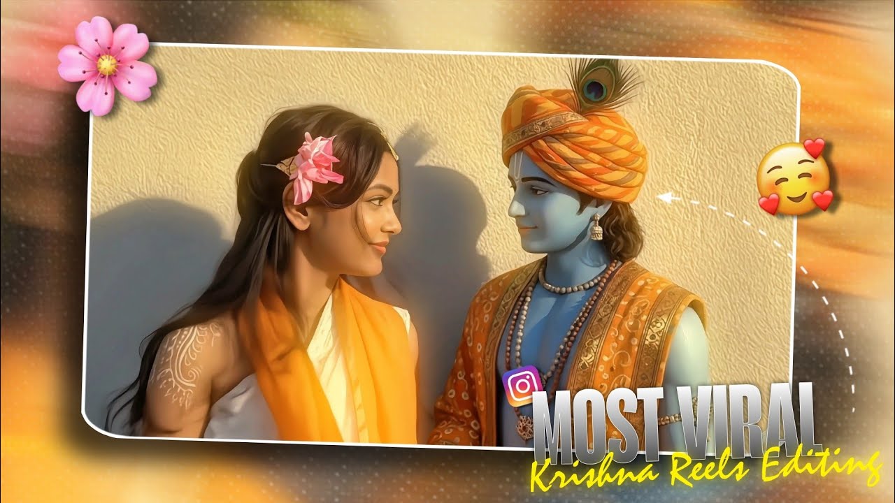 Most Viral Krishna Reels Editing | Instagram Trending Krishna Reels Tutorial | Capcut Editing 