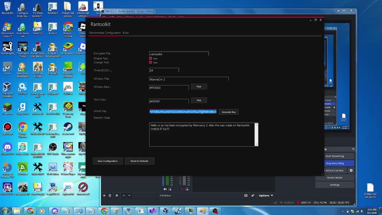 Create ransomware WITHOUT CODING?