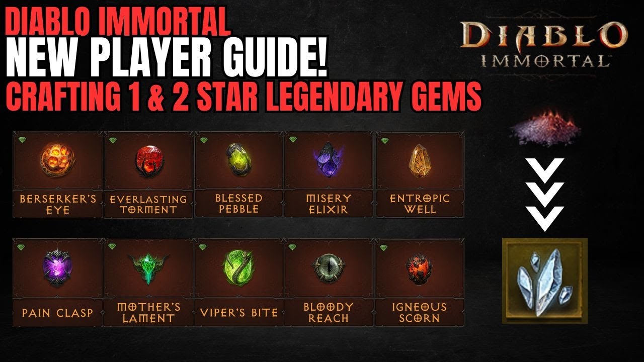 Crafting Legendary Gems A Beginner&rsquo;s Guide to 1 & 2 Star Gems!