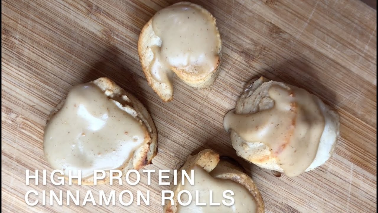High PROTEIN 100 Calorie Cinnamon Rolls