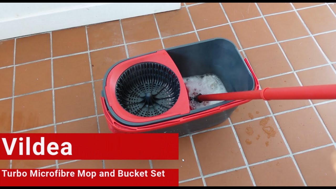 Набор из швабры и ведра Vileda Turbo из микрофибры