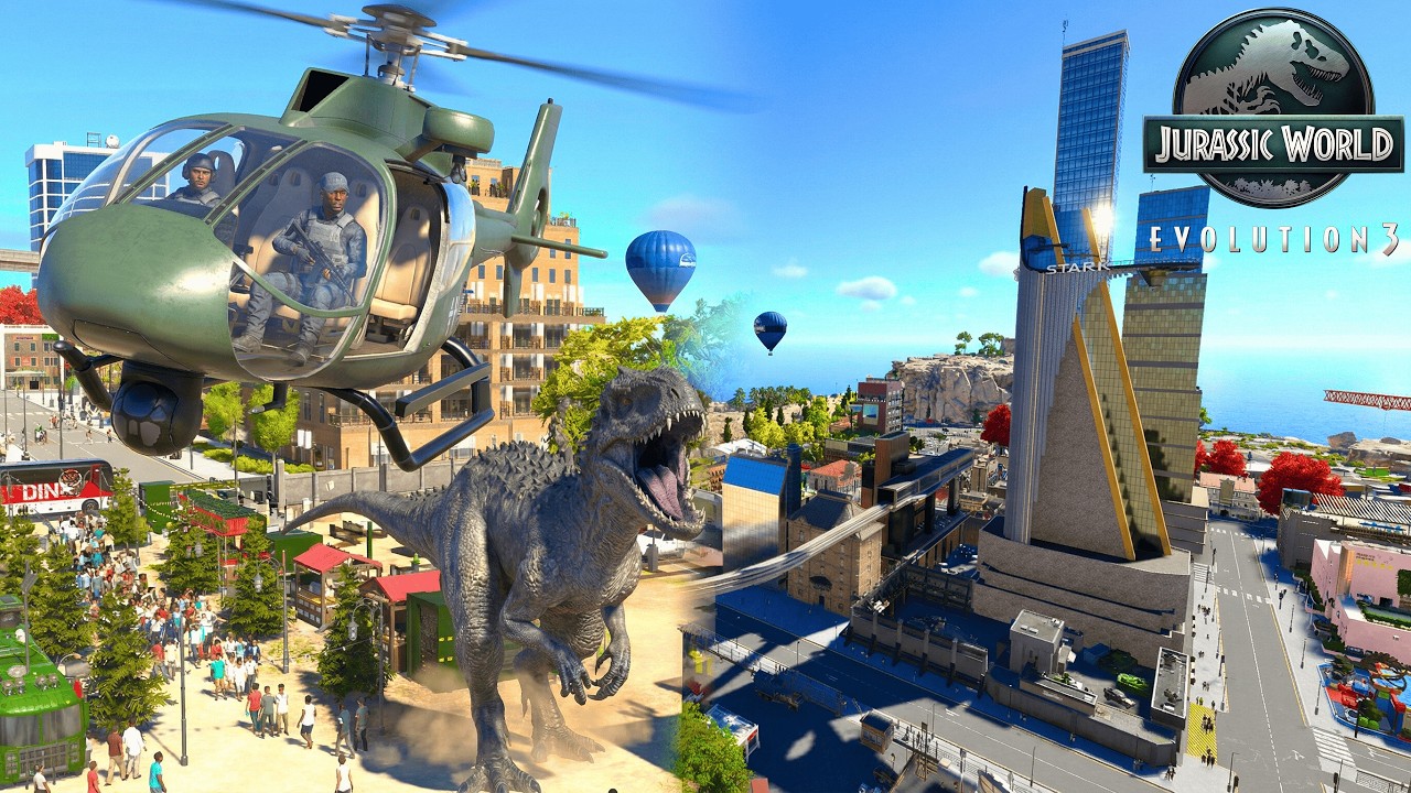 When Dinosaurs Take Over a GTA-Style City – Jurassic World Evolution 3