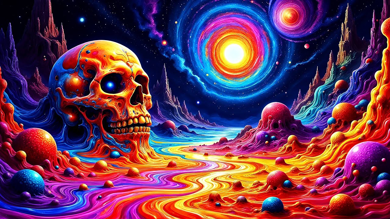🤯 The Secrets of AI's Psychedelic Visions - 4K AI Art Psychedelic Surrealism in Motion 🤯