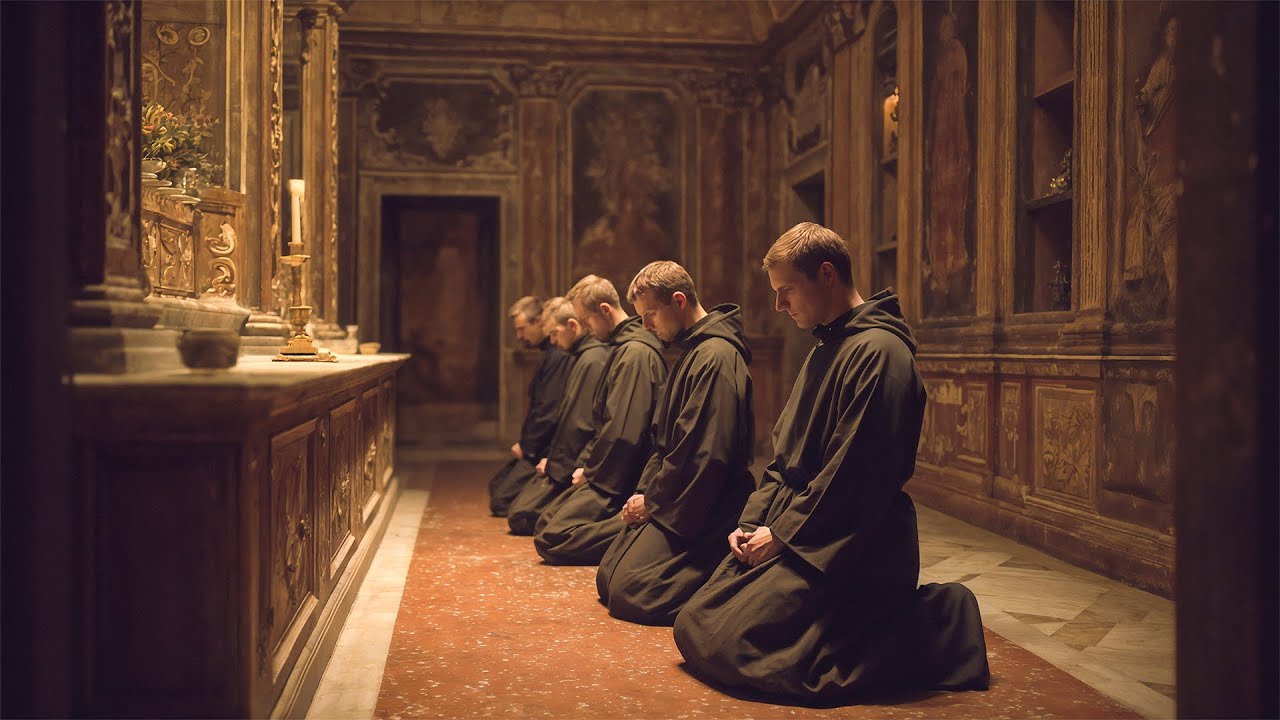 Gregorian Chants Prayer in The Monastery | Hymns of the Benedictine Monks