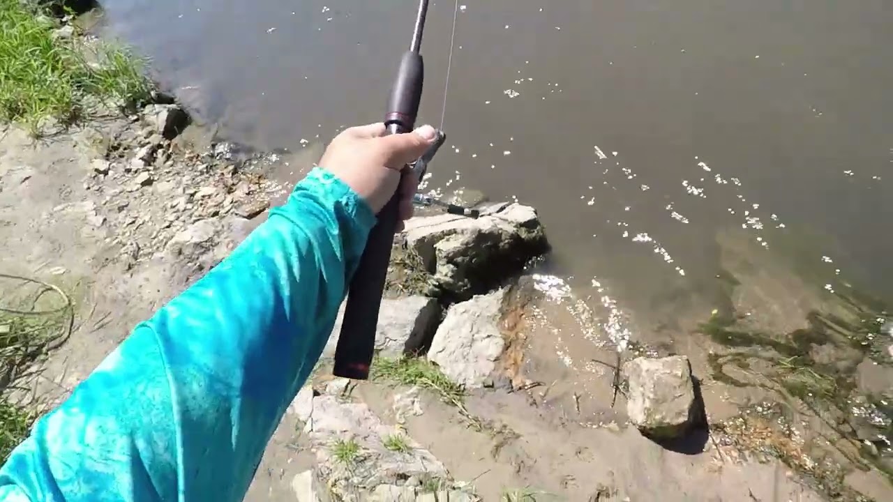 Trout Adventure At The River! Throwing Mepps Spinners and Other Lures!