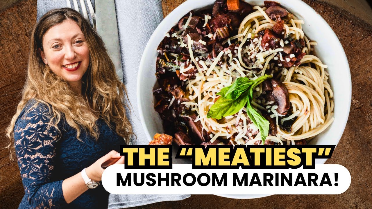 The "Meatiest" Meatless Sauce You'll Ever Eat (Mushroom Marinara)