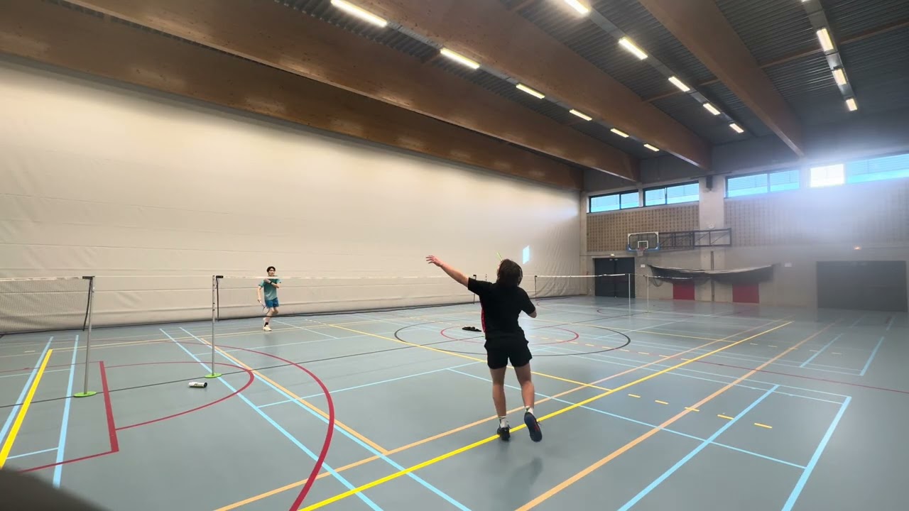#1 Practice badminton with my Japanese friend