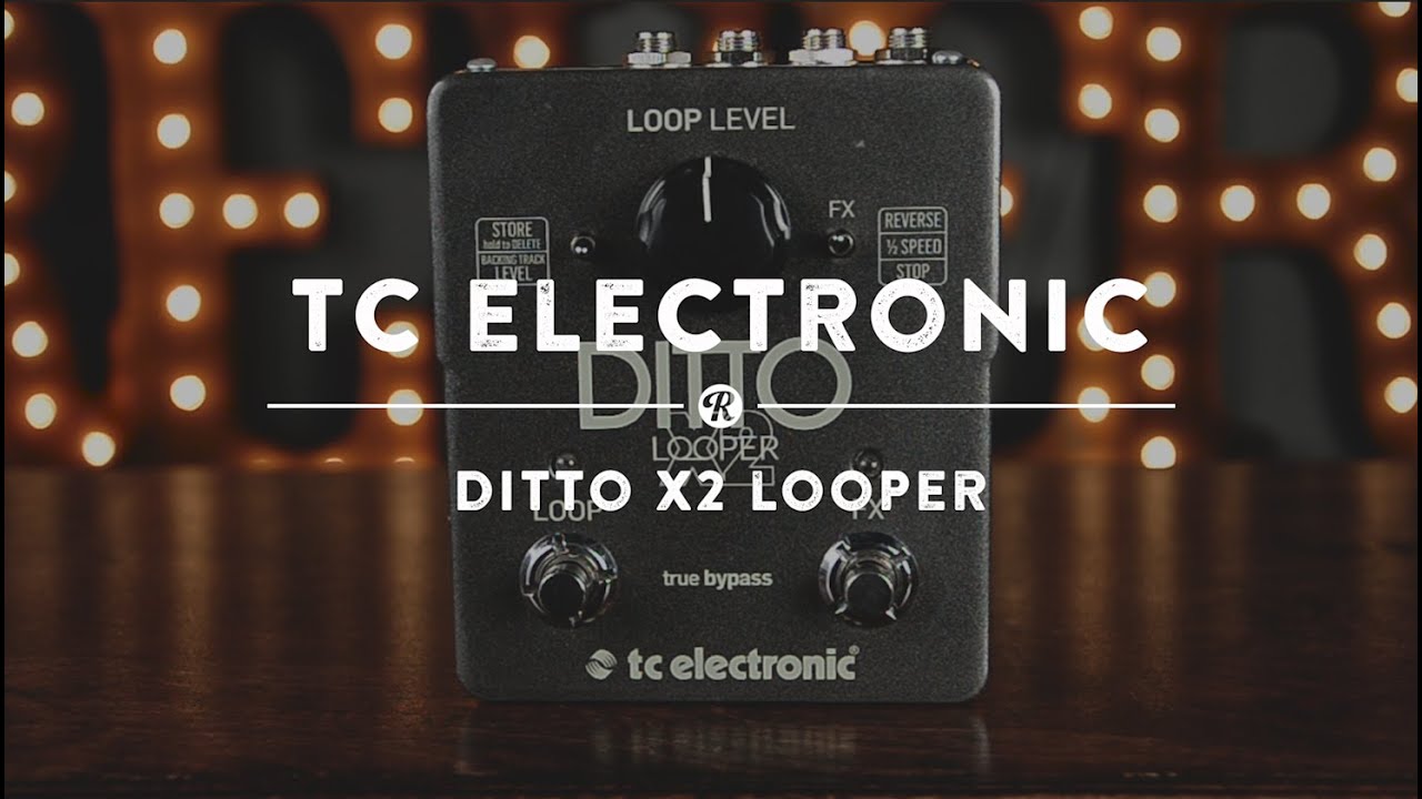 TC Electronic Ditto Looper X2 Pedal | Reverb Demo Video