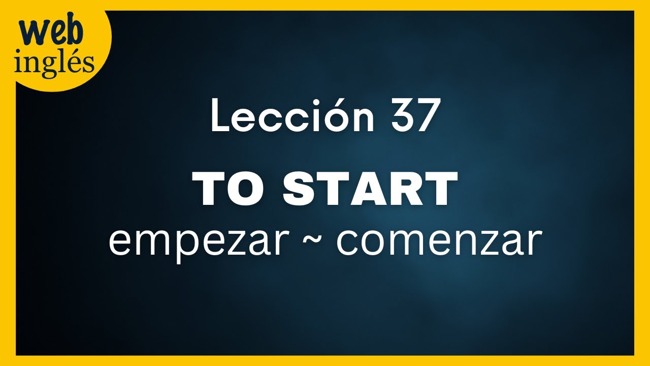 ★37~To Start ~ La Preposición ON - Los Días de la Semana