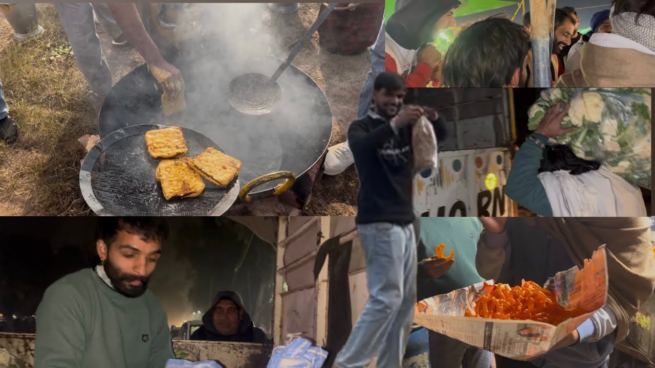 Bread Pakoda Langar 🙌￼ / Mandi ma rolla 🤣#funny #vlog #sukhomajri ￼