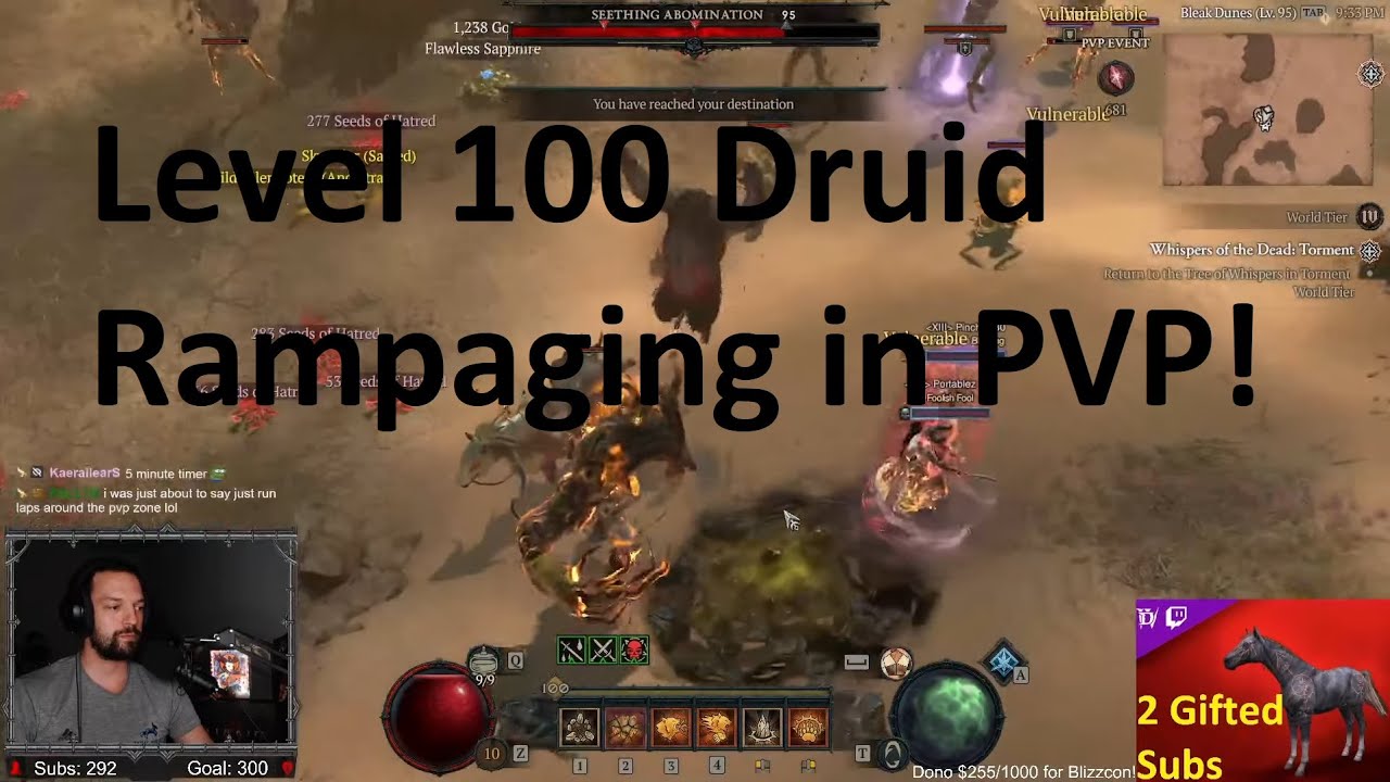 100 Друид терроризирует PVP! - Diablo 4