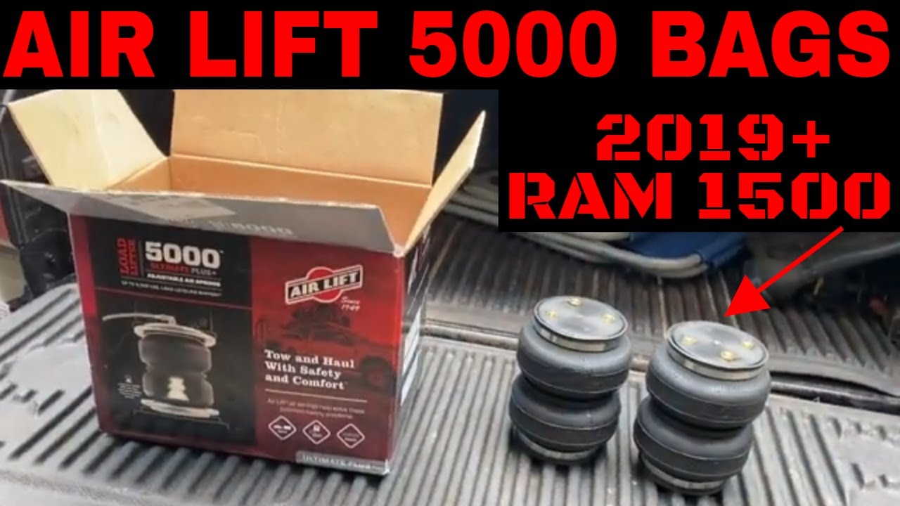 Ram 1500 Air Lift 5000 Вспомогательная пружина Установка (2019-2021)