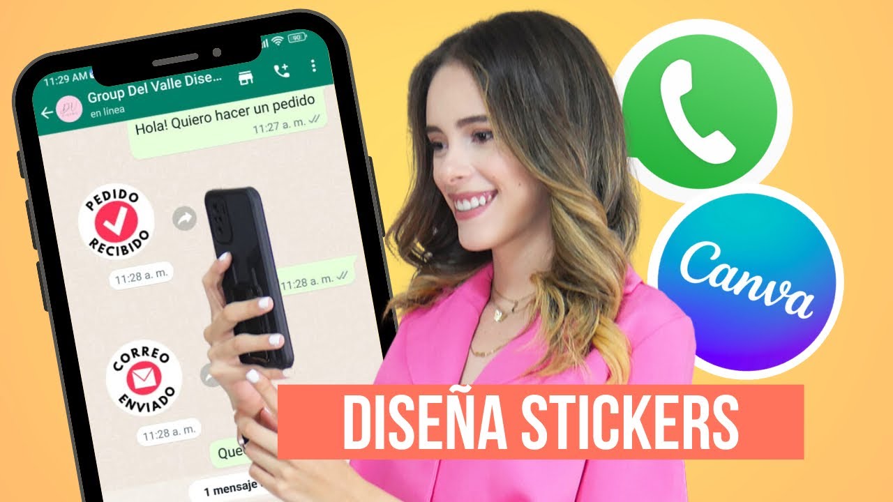 📱¿Cómo hacer STICKERS para WhatsApp en CANVA? Gratis