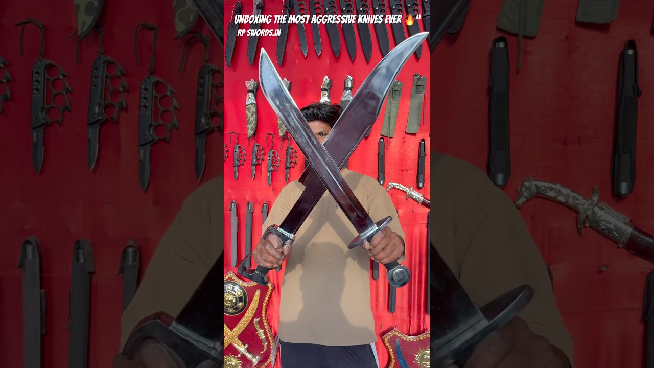 Unboxing the Most Aggressive Knives Ever 🔥&rdquo; #shortsfeed