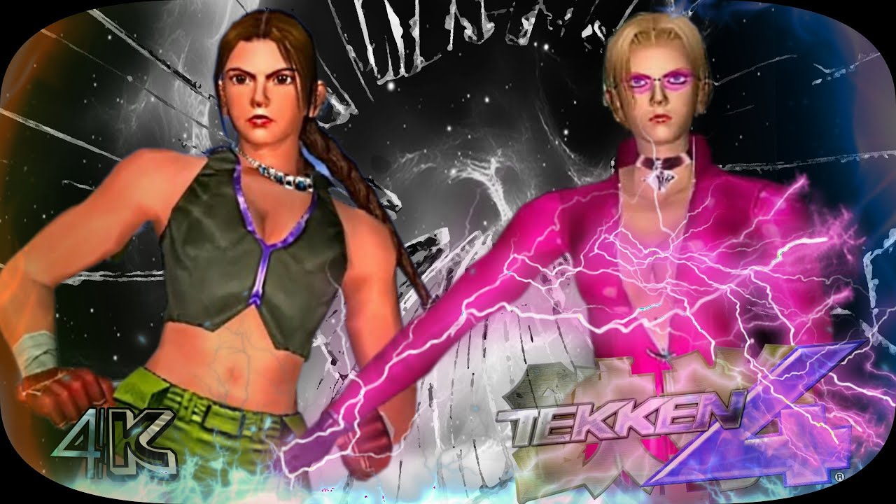 Nina, Julia Team Tekken 4 Remastered UHD 4K 60 FPS