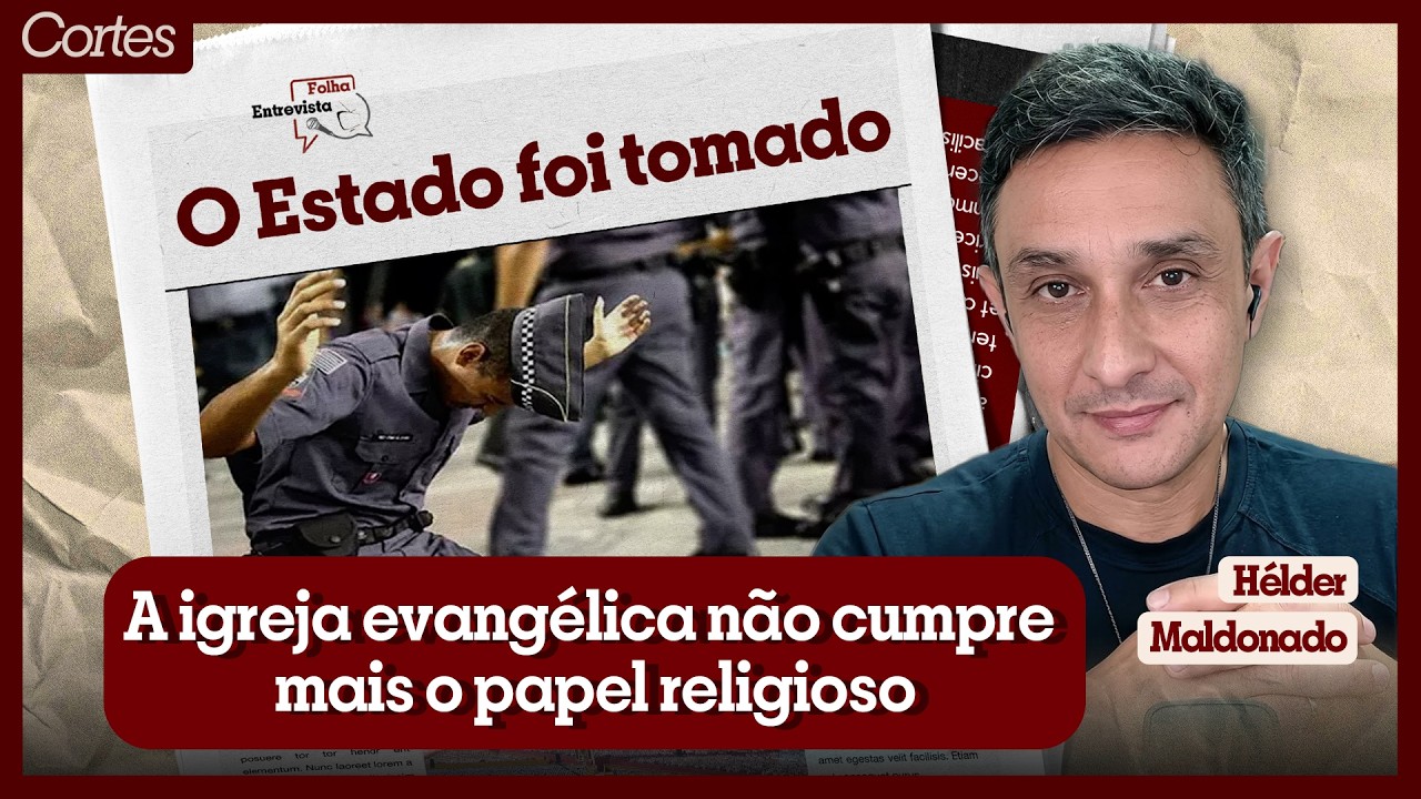 BOLSONARISMO TRANSFORMOU IGREJAS em projeto de PODER DITATORIAL expõe HELDER MALDONADO